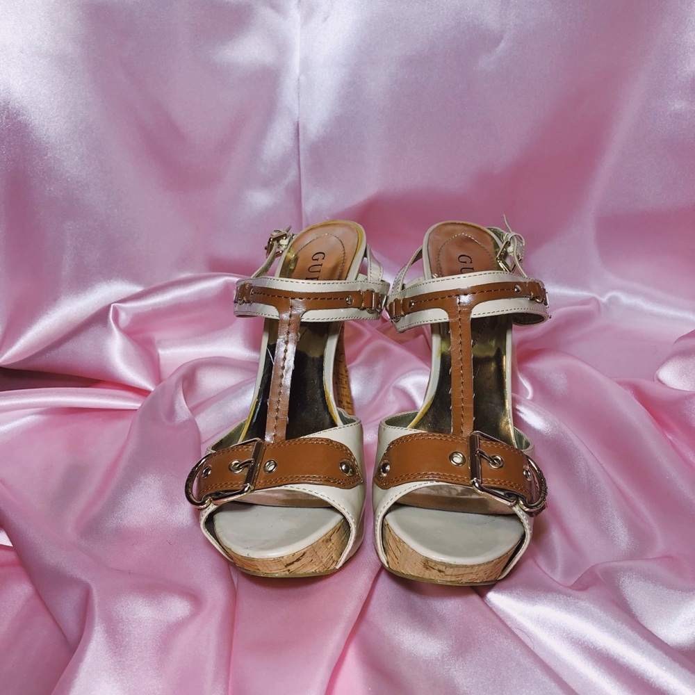 Guess buckle heels